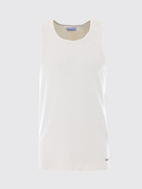 26SS 아미시 민소매 티셔츠 AMX208CR71056 90569 White - AMISH