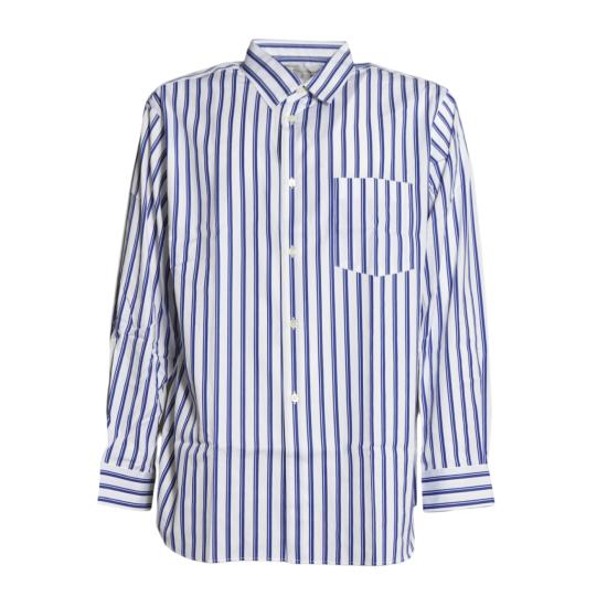 26SS 꼼데가르송 긴팔 셔츠 FZB115PER 117STRIPE Bianco blu