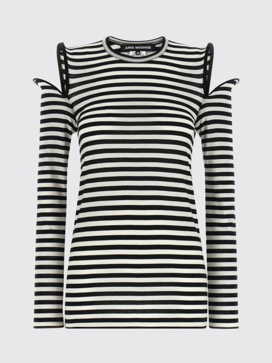 26SS 와타나베 준야 긴팔 티셔츠 JQT022 1 White - JUNYA WATANABE