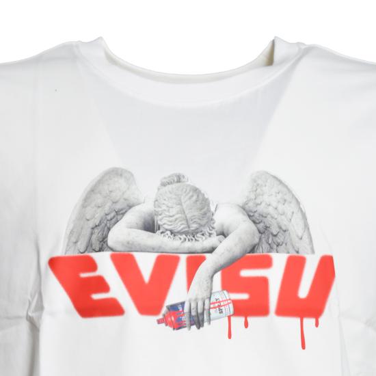 26SS 에비수 반팔 티셔츠 2ESHTM6TS1106 WHTO Bianco - EVISU
