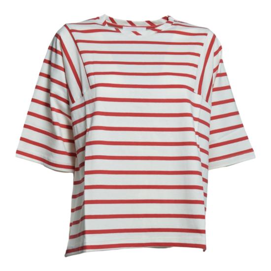 26SS 솔로트레 반팔 티셔츠 M1AB0057 ABFPAPAVERO Bianco rosso