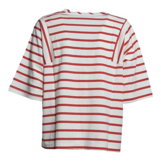 26SS 솔로트레 반팔 티셔츠 M1AB0057 ABFPAPAVERO Bianco rosso - SOLOTRE