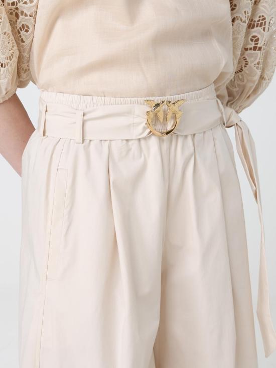 26SS 핑코 스트레이트 팬츠 106439A35Q C03 Beige - PINKO