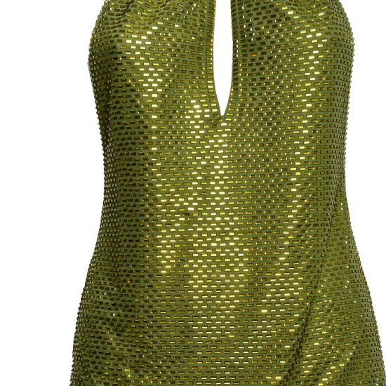 26SS 셀프 포트레이트 숏 원피스 SS26169SG GREEN Verde - SELF PORTRAIT