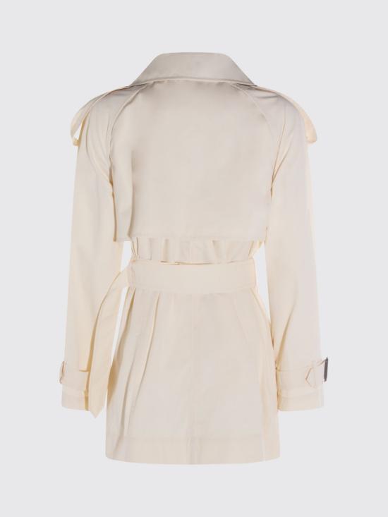 26SS 버버리 쇼츠 코튼 피츠로비아 트렌치 코트 8118705 White - BURBERRY