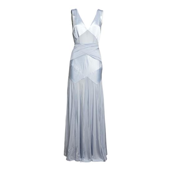 26SS 셀프 포트레이트 롱 원피스 SS26250XBL BLUE Azzurro chiaro