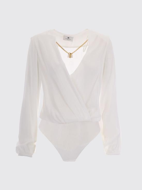 26SS 엘리자베타프랜치 블라우스 CB00762E2 360 White - ELISABETTA FRANCHI