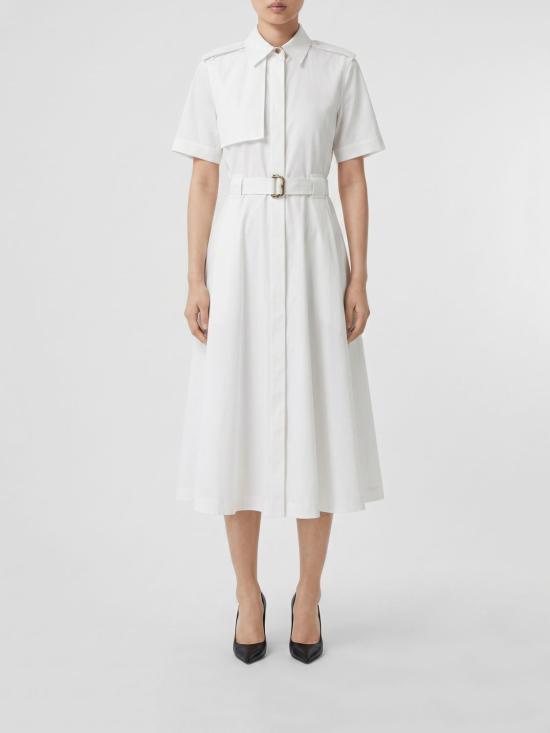 26SS 버버리 롱 원피스 8123249 White