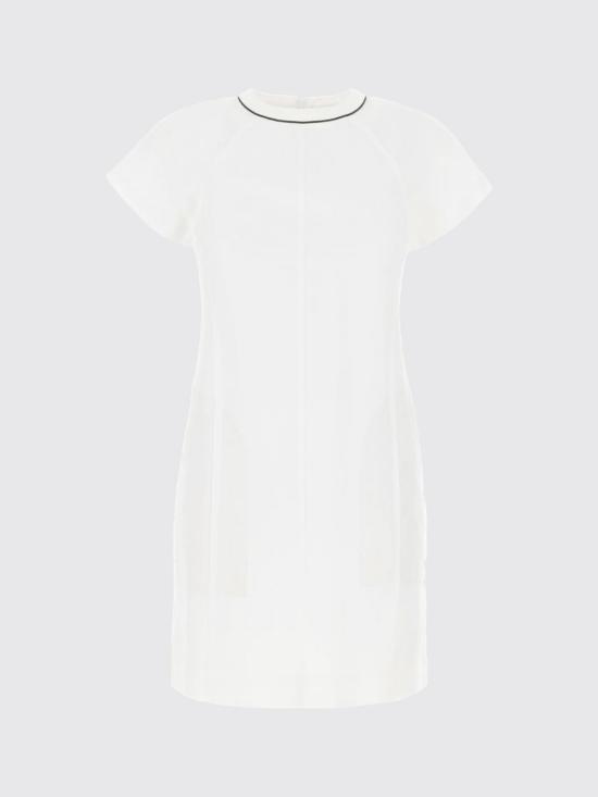 26SS 브루넬로 쿠치넬리 미디 원피스 MH126AFR72 C600 White - BRUNELLO CUCINELLI