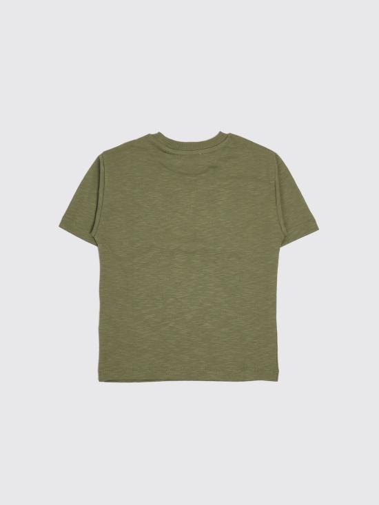 26SS [키즈] 모스키노 티셔츠 HXM05GLAA52 30037 Green - MOSCHINO