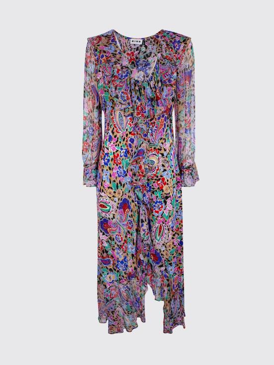 26SS 릭소 롱 원피스 0100529422607976 CARA FLORAL LEOPARD BROWN Multicolor - RIXO