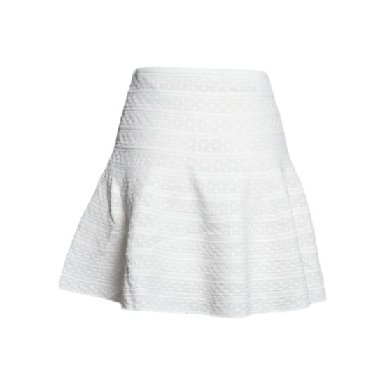26SS 셀프 포트레이트 미디 스커트 SS26063SKW WHITE Bianco - SELF PORTRAIT