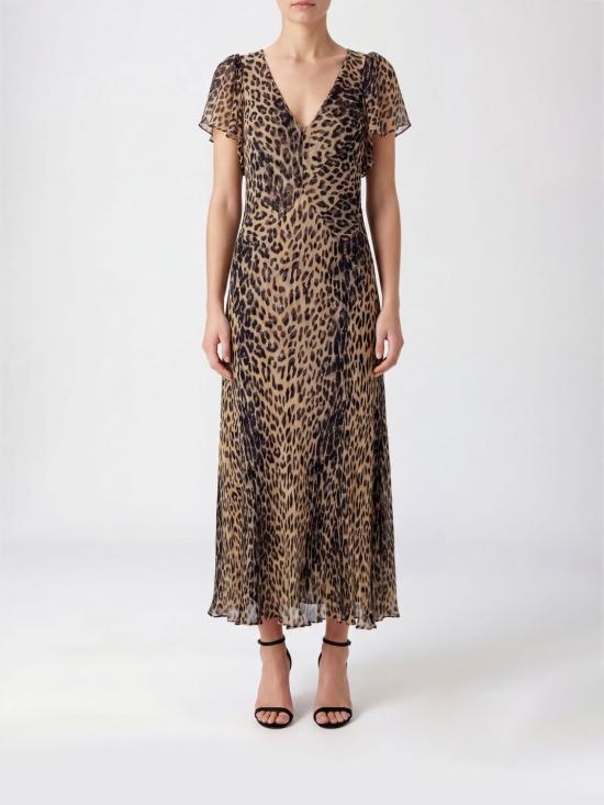 26SS 릭소 롱 원피스 0100554022608000 NINA LEOPARD BROWN Multicolor