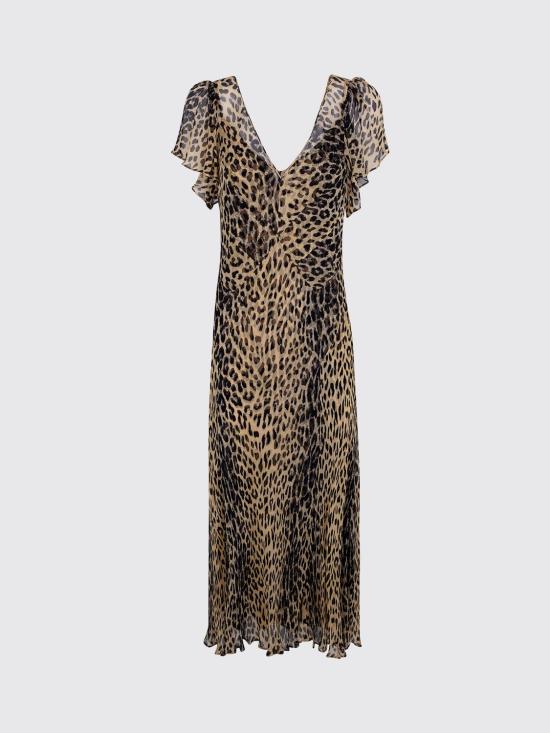 26SS 릭소 롱 원피스 0100554022608000 NINA LEOPARD BROWN Multicolor - RIXO