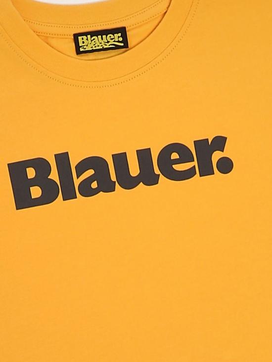26SS [키즈] 블라우어 티셔츠 26SBLKH02525007558 235 Yellow - BLAUER