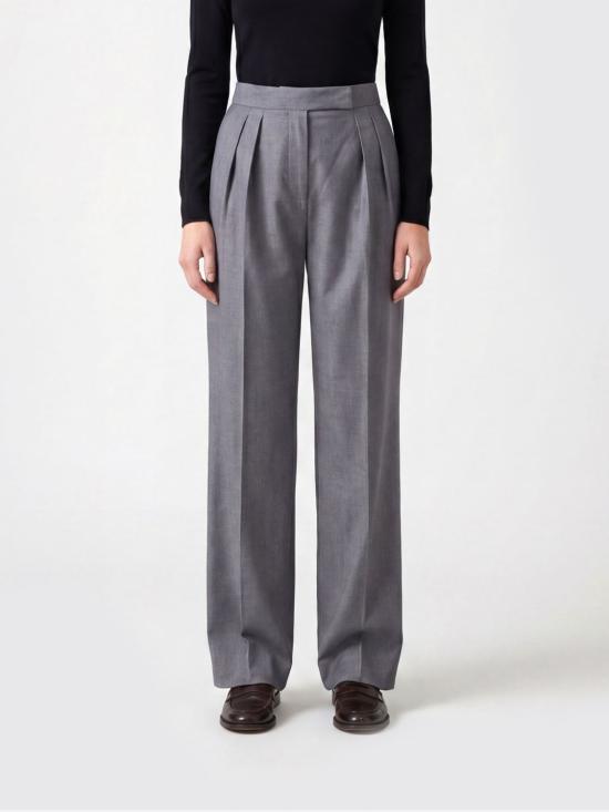 26SS 막스마라 스트레이트 팬츠 2611131071600 002 Grey