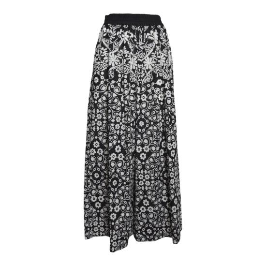 26SS 위켄드막스마라 팔라초 팬츠 2615131013600 001 Bianco nero - WEEKEND MAX MARA