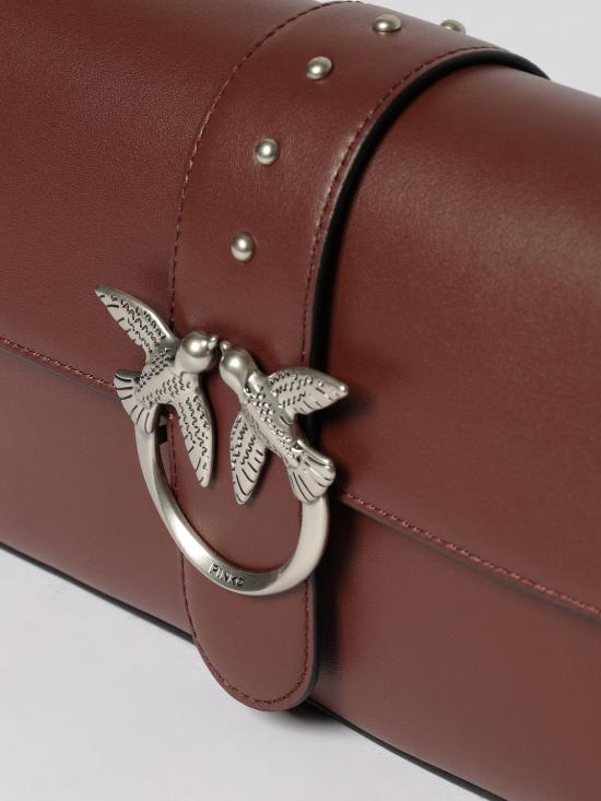 26SS 핑코 크로스백 104524A0Q0 R490 Burgundy - PINKO