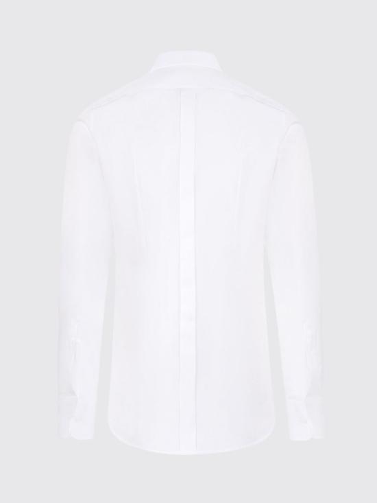 26SS 돌체앤가바나 코튼 포플린 골드 핏 턱시도 셔츠 G5EN5TGK006 W0800 White - DOLCE & GABBANA