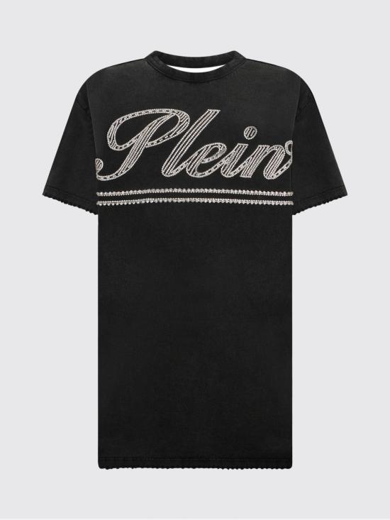 26SS 필립 플레인 반팔 티셔츠 SAFCWTG0680PTE004N 02 Black - PHILIPP PLEIN