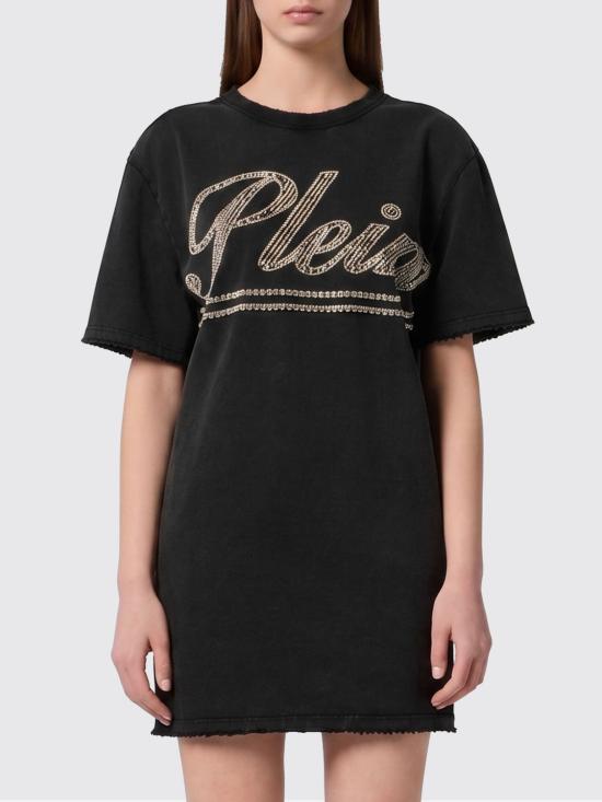 26SS 필립 플레인 반팔 티셔츠 SAFCWTG0680PTE004N 02 Black
