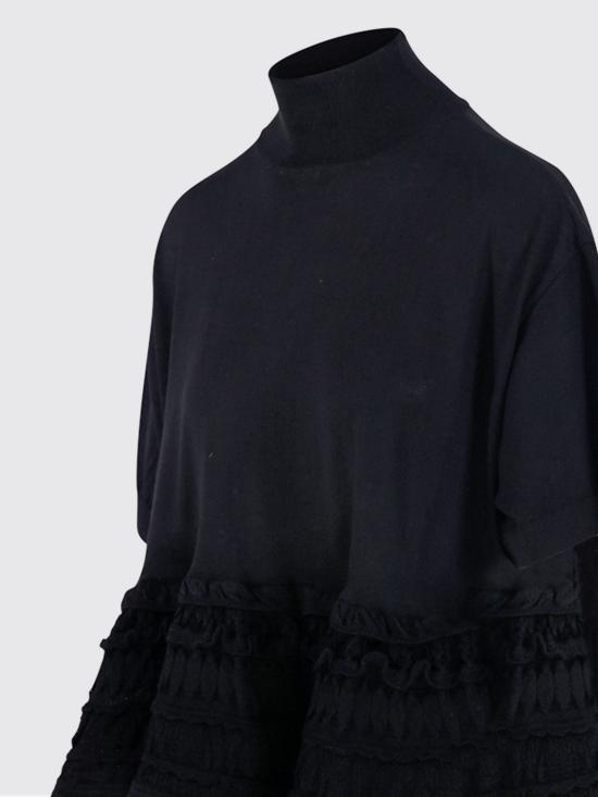 26SS 알라이아 반팔 티셔츠 AA9H1393K164C 995 Black - ALAIA