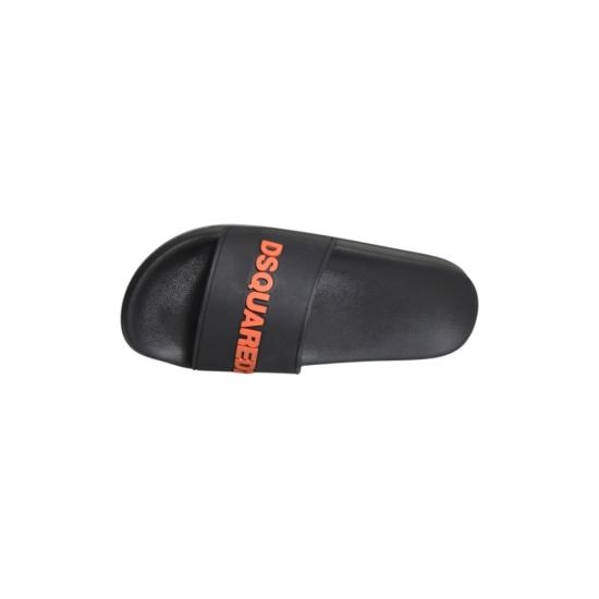 26SS 디스퀘어드2 뮬/슬리퍼 FSM008517208869 M480 Nero arancione - DSQUARED2