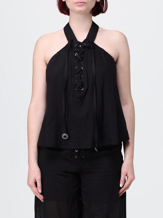 26SS 핑코 민소매 티셔츠 106944A3AX Z99 Black