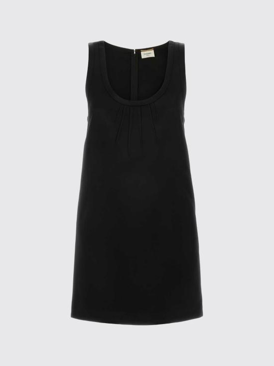 26SS 생로랑 숏 원피스 870784Y1K44 1000 Black - SAINT LAURENT