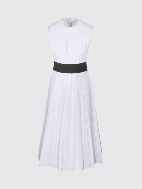 26SS 토리버치 롱 원피스 177632 100 White - TORY BURCH