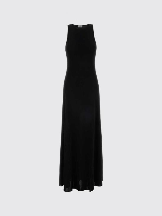 26SS 생로랑 롱 원피스 861801Y77JE 1000 Black - SAINT LAURENT