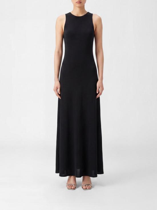 26SS 생로랑 롱 원피스 861801Y77JE 1000 Black