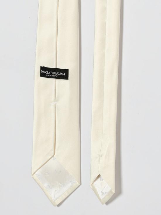 26SS 엠포리오 아르마니 넥타이 340075CC197 00010 White - EMPORIO ARMANI