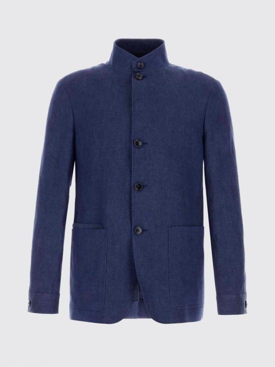 26SS 에르메네질도제냐 자켓 R373C74A31VHKQ0 7R Denim - ERMENEGILDO ZEGNA