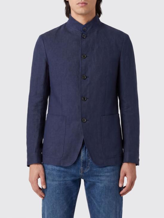 26SS 에르메네질도제냐 자켓 R373C74A31VHKQ0 7R Denim