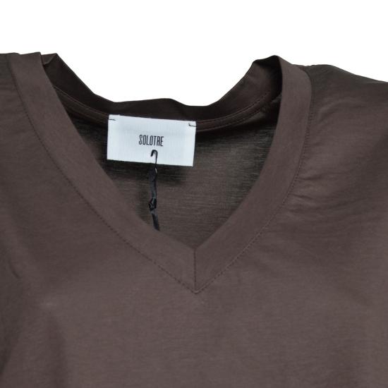 26SS 솔로트레 반팔 티셔츠 M1AB0191 ABU69S Testa di moro - SOLOTRE