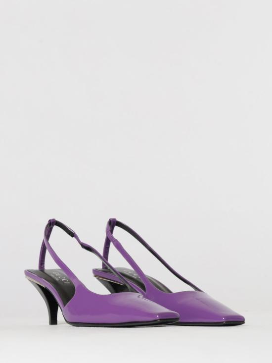 26SS 구찌 슬링백 크리스탈 로고 857797CLG30 5235 Violet - GUCCI
