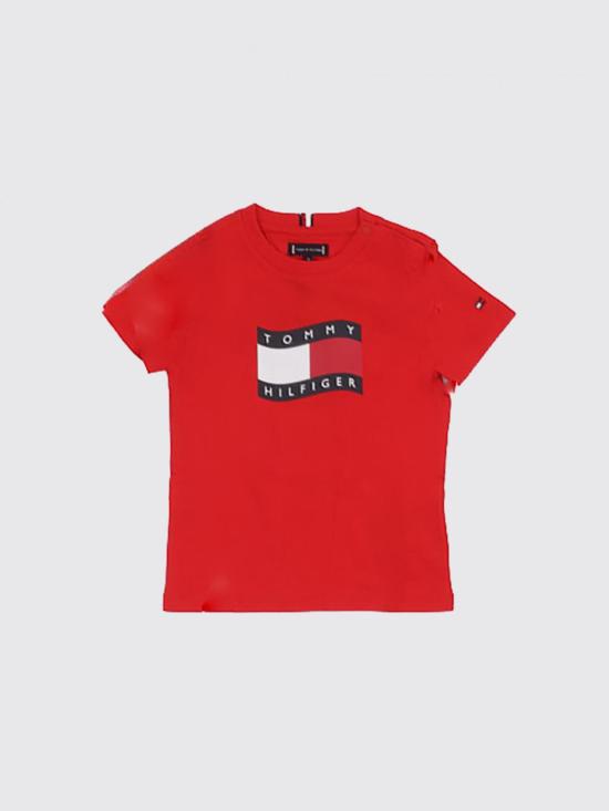 26SS [키즈] 타미힐피거 티셔츠 KB0KB10275 XL8 Red