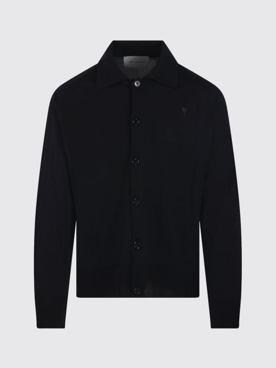 26SS 아미 스웨터 HKC385KN00390 180 Black 1 - AMI