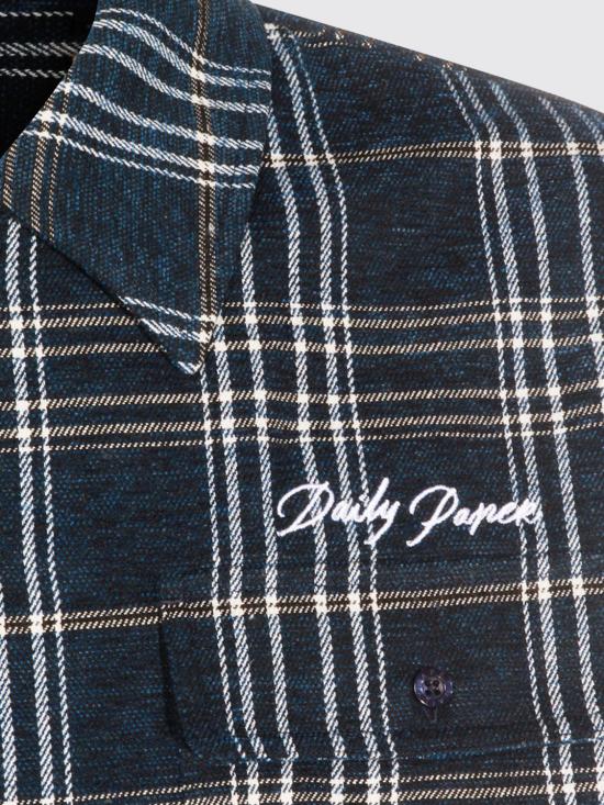 26SS 데일리 페이퍼 긴팔 셔츠 2610026 636 Blue - DAILY PAPER