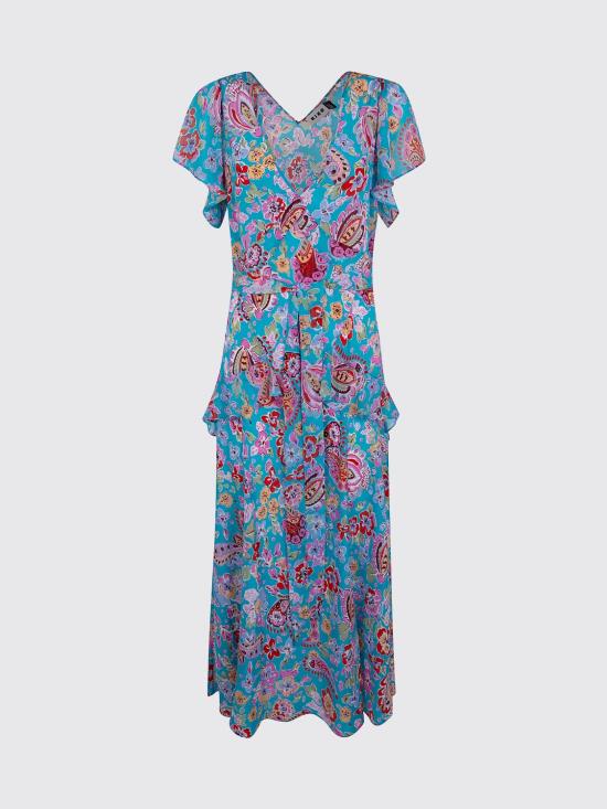 26SS 릭소 롱 원피스 0100000922608027 CARA FLORAL TURQUOISE Blue - RIXO