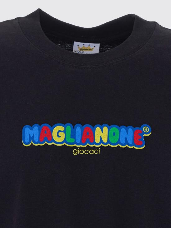 26SS 마리아노 반팔 티셔츠 V58100450 6162 Black - MAGLIANO