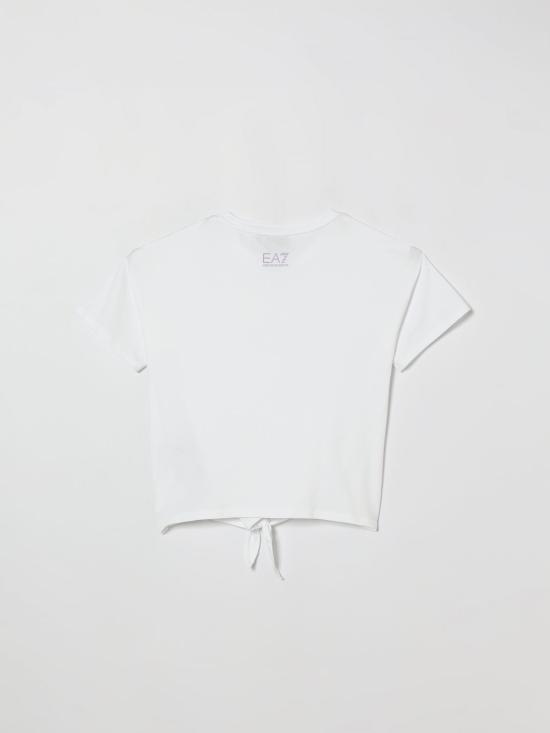 26SS [키즈] 엠포리오 아르마니 티셔츠 7G000069AF10373 F0023 White - EMPORIO ARMANI