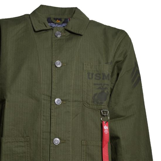 26SS 알파 자켓 SS266113 142 Verde Oliva - ALPHA