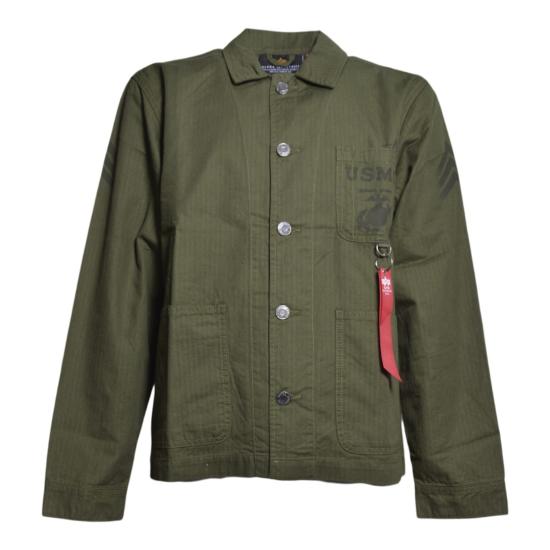 26SS 알파 자켓 SS266113 142 Verde Oliva