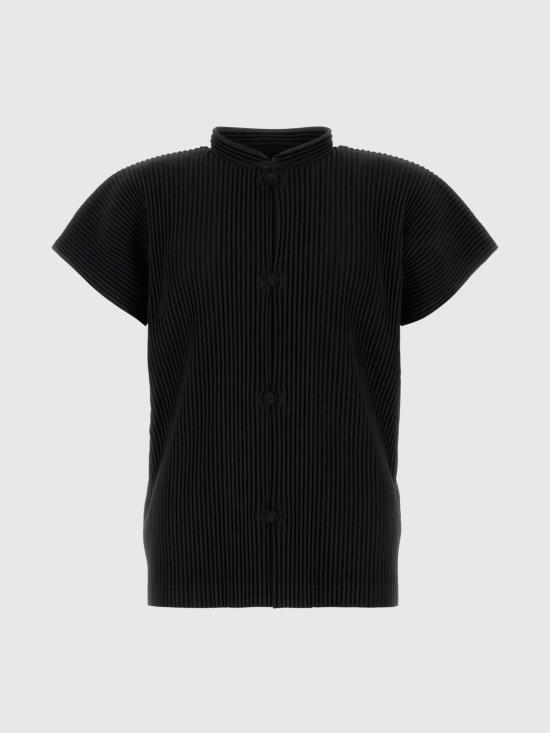 26SS 옴므 플리세 이세이 미야케 반팔 셔츠 HP66JJ042 15 Black - HOMME PLISSE' ISSEY MIYAKE