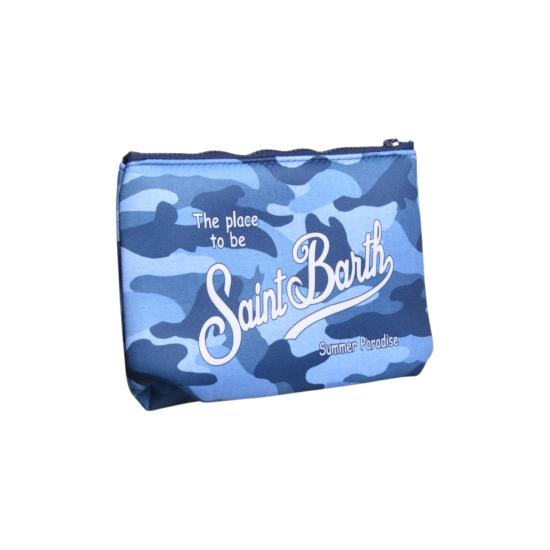 26SS 세인트바쓰 클러치/파우치 ALIN001 03151L31 Camouflage blu - MC2 SAINT BARTH