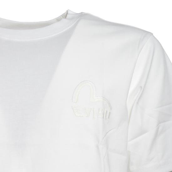 26SS 에비수 반팔 티셔츠 2ESHTM6TS1073 WHTO Bianco - EVISU