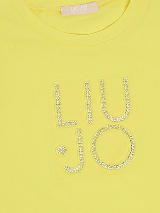 26SS [키즈] 리우조 티셔츠 KA6084JS003 20740 Yellow - LIU JO