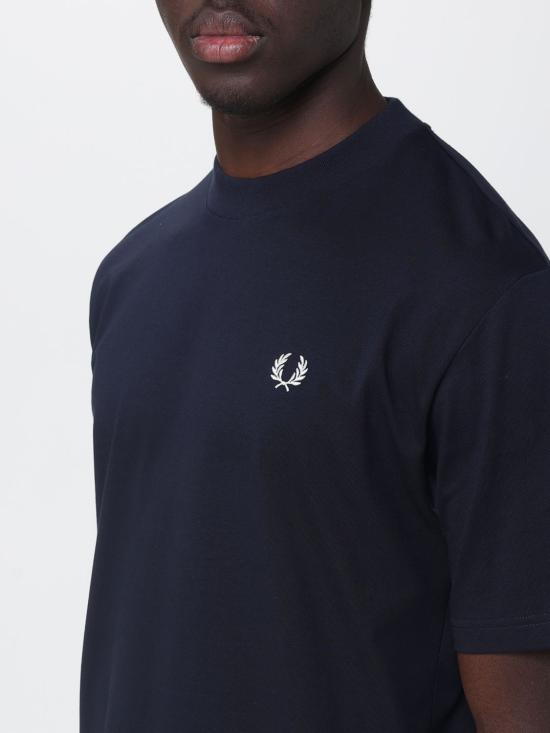 26SS 프레드페리 반팔 티셔츠 M2475 608 Navy - FRED PERRY